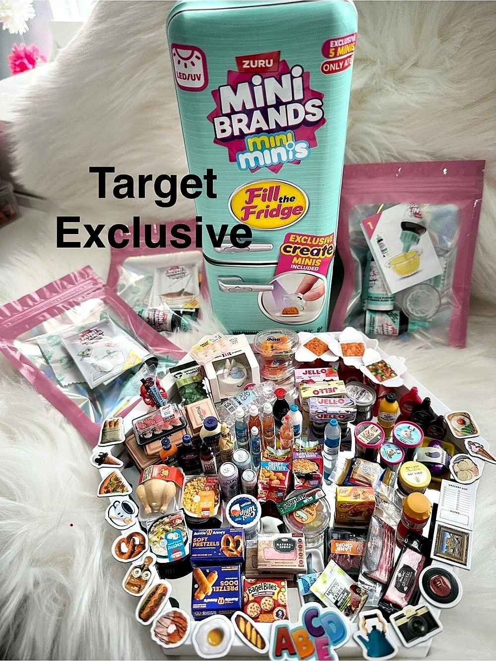 ZURU Mini Brands Mini Minis Fill the Fridge Target Exclusive Set.
